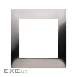 Рамка Premium 1x, металлическая Inox (DR1/61)