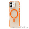 Чохол до мобільного телефона BeCover FIBRA Star Shine MagSafe Apple iPhone 17 Orange (715415)