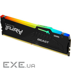 Модуль пам'яті KINGSTON FURY Beast RGB DDR5 5600MHz 16GB (KF556C36BBEA-16)