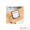 Перехідник OTG USB 2.0 AF to USB-C 0.15m black Vention (CCSBB)