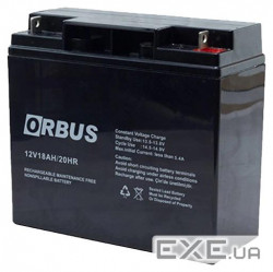 Акумуляторна батарея Orbus OR1218 AGM 12V 18 Ah (OR12118/28751)