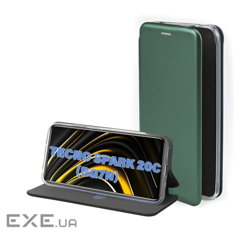 Чохол до мобільного телефона BeCover Exclusive Tecno Spark 20C (BG7n) Dark Green (711249)