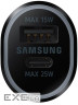 Зарядний пристрій Samsung 40W Car Charger (w/o Cable) Black (EP-L4020NBEGRU)