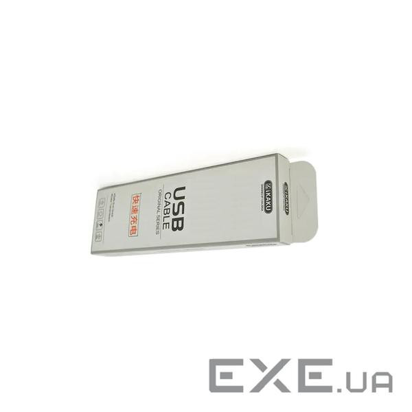 Дата кабель USB-C to Lightning 0.2m KSC-324 JIANCHONG 3.2A White iKAKU (KSC-324-W)