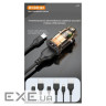 Зарядний пристрій XO CC49 2USB 2.4A (Black/Brown) (XO-CC49)