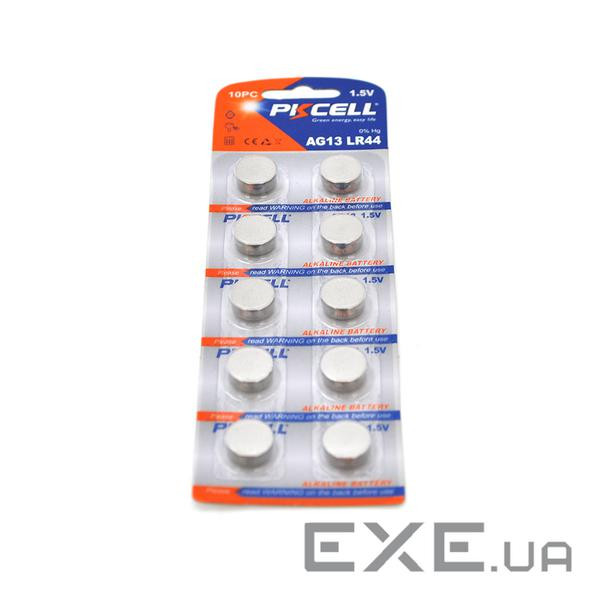 Батарейка лужна PKCELL 1.5V AG13, 10 штук в блістері ціна за блістер, Q (PC / AG13-10B) , Q (PC / AG13-10B)