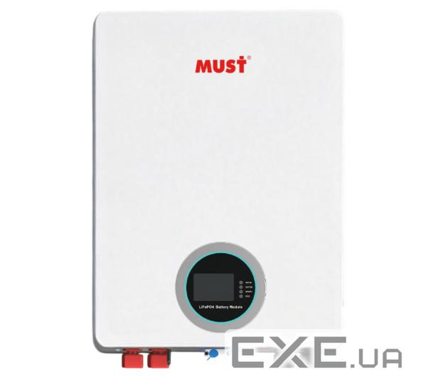 Акумуляторна батарея Must LiFePO4 LP16-24300 25.6V 300Ah, 7,68kWh, BMS100A@8S, CAN2.0 / RS232 / RS48