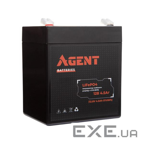 Акумулятор LiFePO4 AGENT 12V 4.5Ah 89х100х 70mm IFM12-45E2