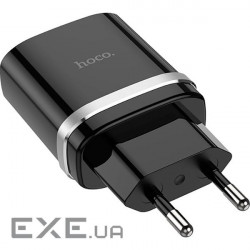 Зарядний пристрій HOCO C12Q Smart USB QC3.0 18W Black (6931474716255)