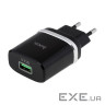 Зарядний пристрій HOCO C12Q Smart USB QC3.0 18W Black (6931474716255)