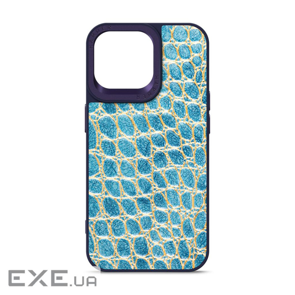 Чохол до мобільного телефона Harder Crocosaur Apple iPhone 14 Pro Max Blue (ARM76730)