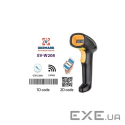 Сканер штрих-коду UKRMARK EV-W208 2D, wireless, USB (900564)