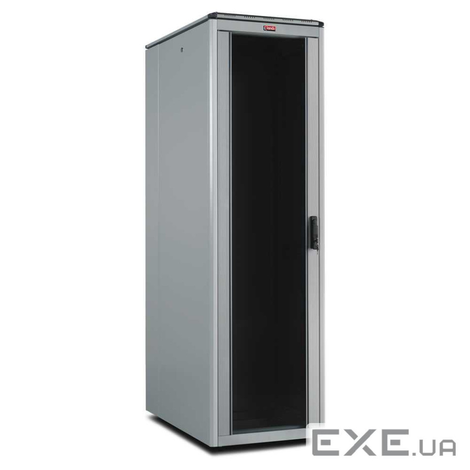 Шафа підлогова 19" 26U 600x600 сіра, розібран. (LN-FS26U6060-LG-111-F)