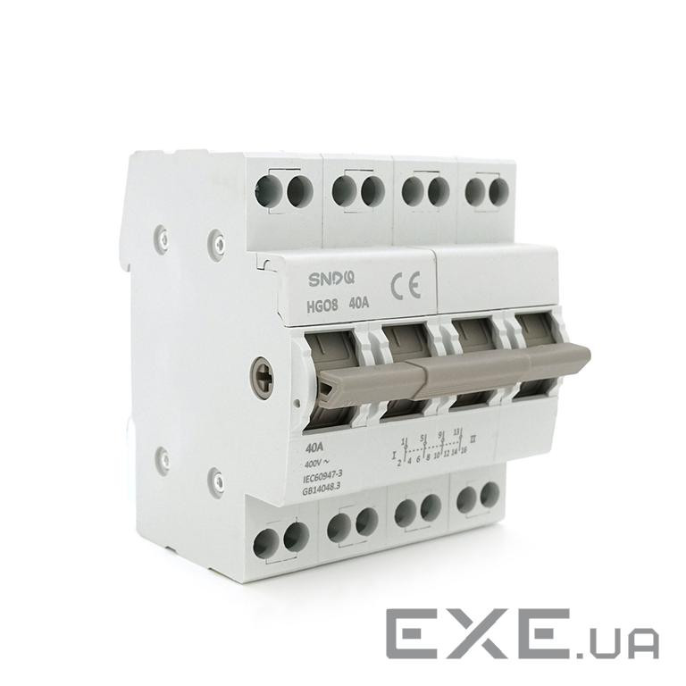 Автоматичний вимикач Voltronic HGO8-4P-40A