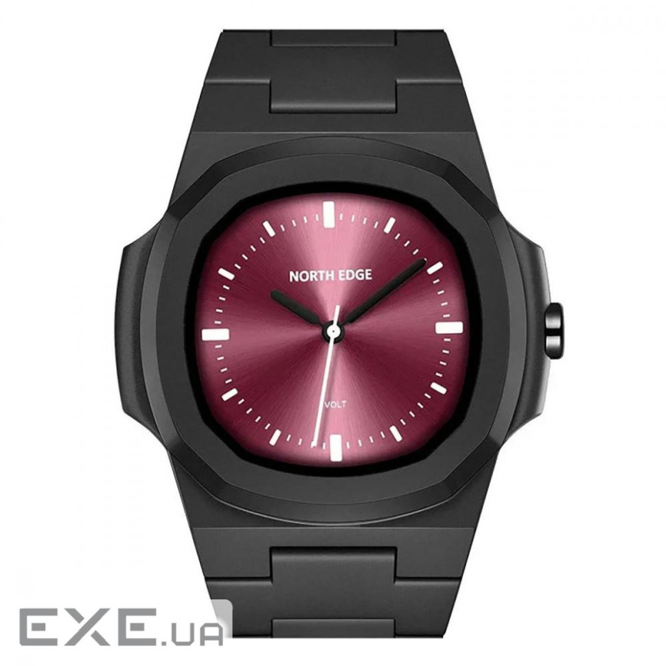 Механические Часы NORTH EDGE VOLT black/red (64962 black/red)