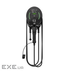 Однопортова зарядна станція TISO EVC-V1R-1F-32A-T1, TYPE 1, 230В / 32A, 7 КВт, WI-FI, ІР54, 343х214х