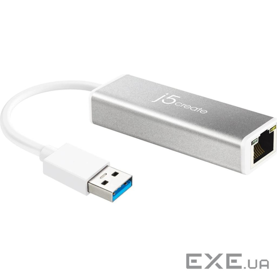 Адаптер j5create JUE130-N, з USB-A на Gigabit Ethernet