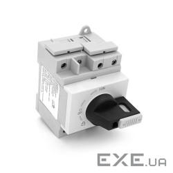 Поворотний вимикач зовнішнього монтажу HGN4-L1-16, DC1000V, 16A, 2P, Grey (YT-HGN4-L1-16) HGN4-L1-16, DC1000V, 16A, 2P,