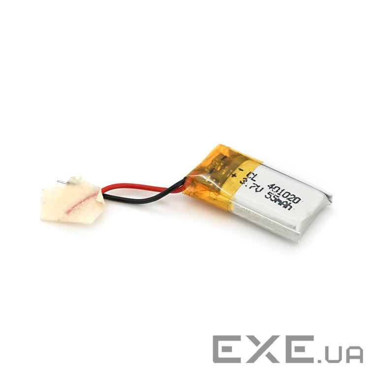 Літій-полімерний акумулятор 4*10*20mm (Li-ion 3.7В 55мА&middot,ч) (401020) ) (401020)