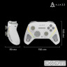 Бездротовий геймпад з док-станцією Ajazz GP100 Set White (GP100S-W)