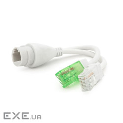 Розгалужувач RJ45 8P8C мама / 2 Х тата RJ45 для розгалуження кабелю, білий, 8см Q100 (YT42224)