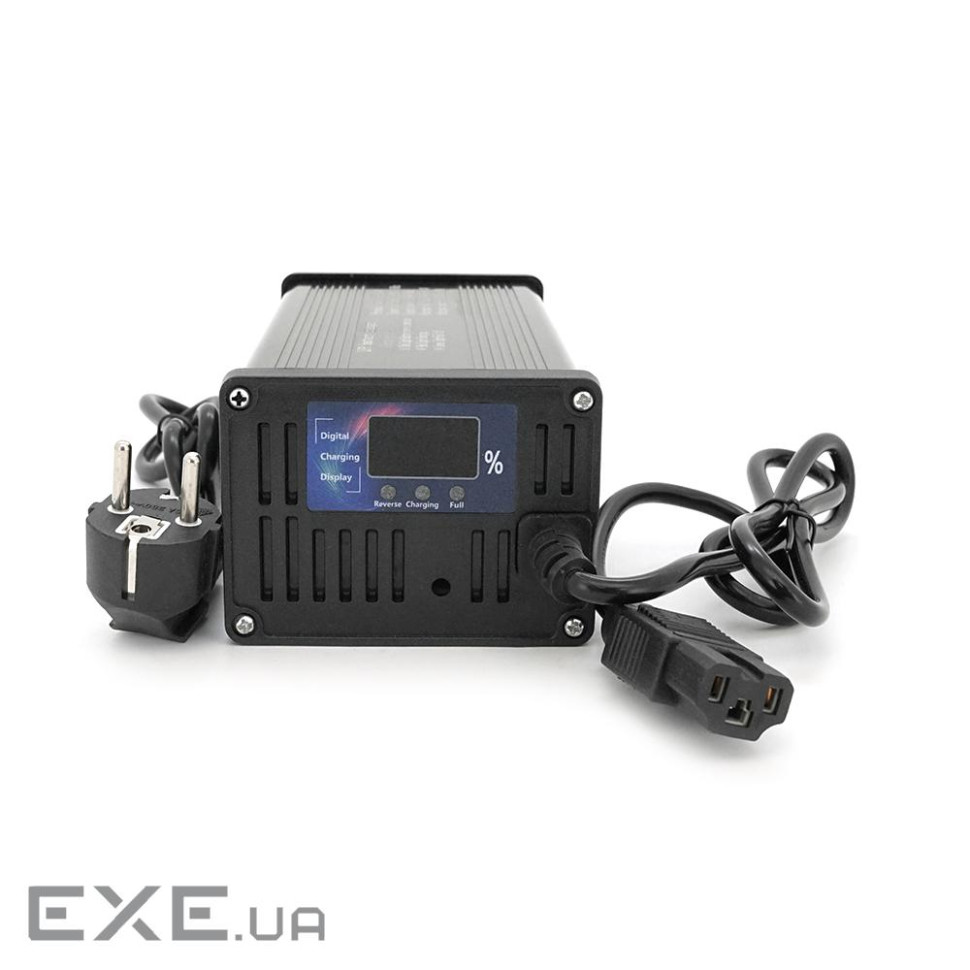 Зарядний пристрій для акумуляторів LiFePo4 48V(58,4V),16S,10A, штекер Triangle plug (T-t (YT-58410P)