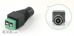 Роз&apos,єм для підключення живлення DC-F (D 5,5x2,1мм) з клемами під кабель Q100 Q100