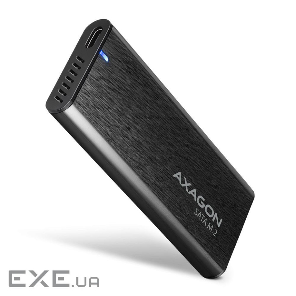 Зовнішній карман для накопичувачів AXAGON EEM2-SBC SuperSpeed+ USB-C - M.2 SATA SSD RAW box