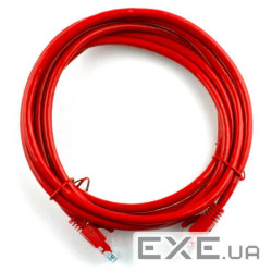 Патч-корд литий RITAR, UTP, RJ45, Cat.5e, 3m, червоний, Cu (мідь ) (04282)
