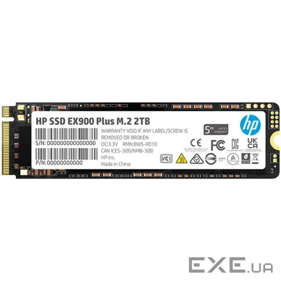 SSD HP EX900 Plus 2TB M.2 NVMe (35M35AA#ABB)