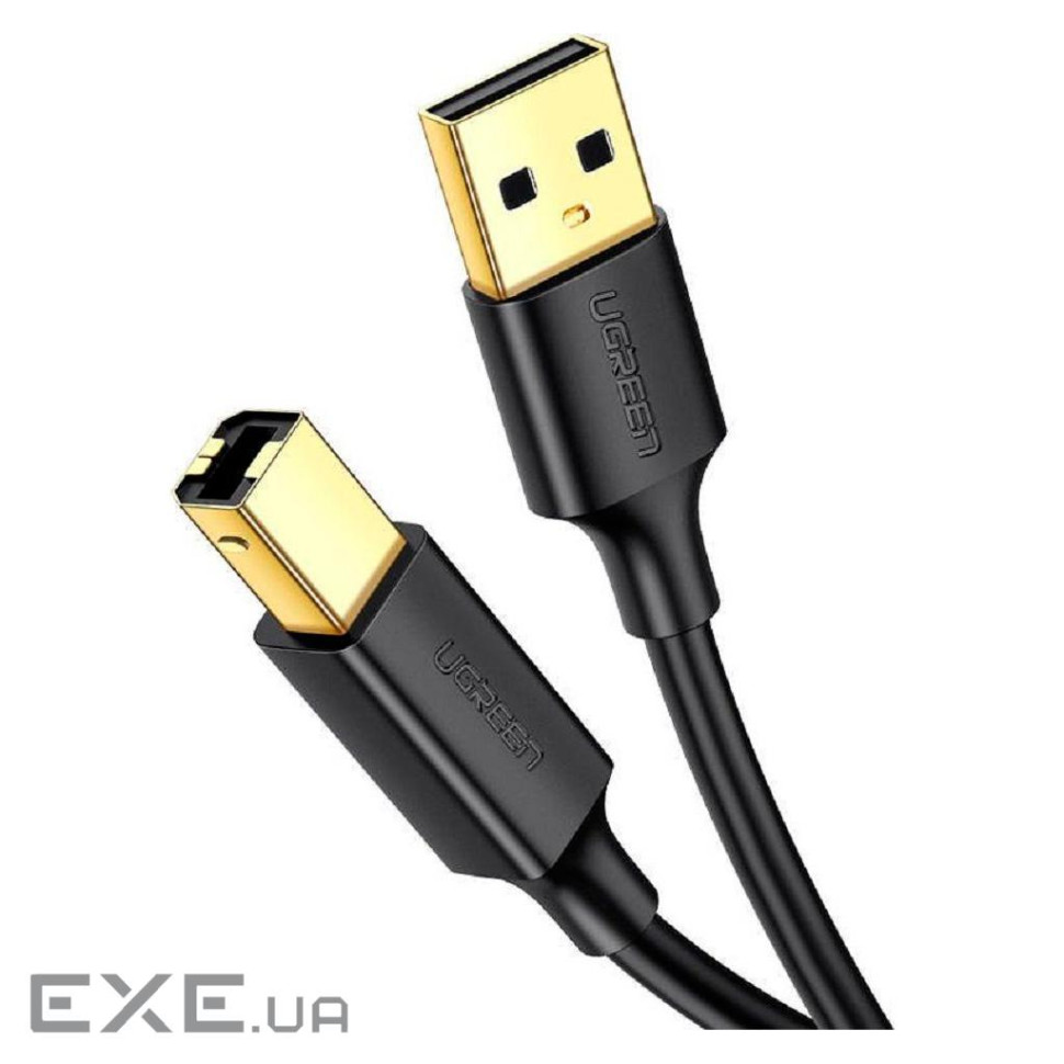 Кабель для принтера USB 2.0 AM/BM 1.0m US135 black Ugreen (20846) (90402020)