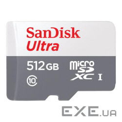 Карта пам'яті SanDisk 512GB microSDXC class 10 UHS-I Ultra (SDSQUNR-512G-GN3MN)