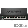Комутатор D-Link DES-108/E 8xFE, Некерований, Метал