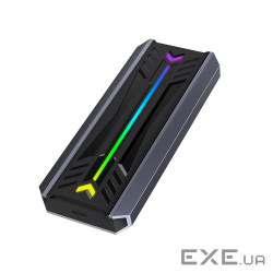 Кишеня Dynamode зовн. для M.2 SSD NVMe/SATA combo ч-з USB3.2 GEN2 Type-C безгвинт. ал (DM-CAD-SSD16)