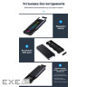 Кишеня Dynamode зовн. для M.2 SSD NVMe/SATA combo ч-з USB3.2 GEN2 Type-C безгвинт. ал (DM-CAD-SSD16)