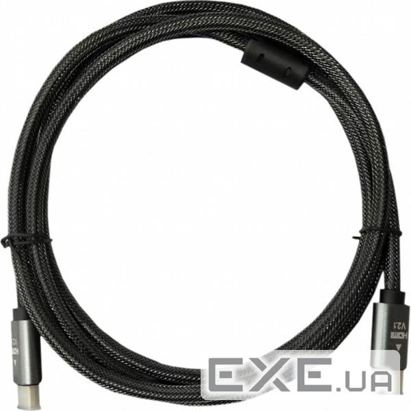 Кабель мультимедійний HDMI M to HDMI M 3.0m V2.1 Atcom (23783) (23783 3м)