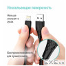 Дата кабель USB 2.0 AM to Lightning 1.0m 3A textured PVC black ColorWay (CW-CBUL094-BK)
