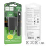 Зарядний пристрій HOCO CS13A Ocean USB-C PD20W + cable USB-C to Lightning Black (6942007603829)
