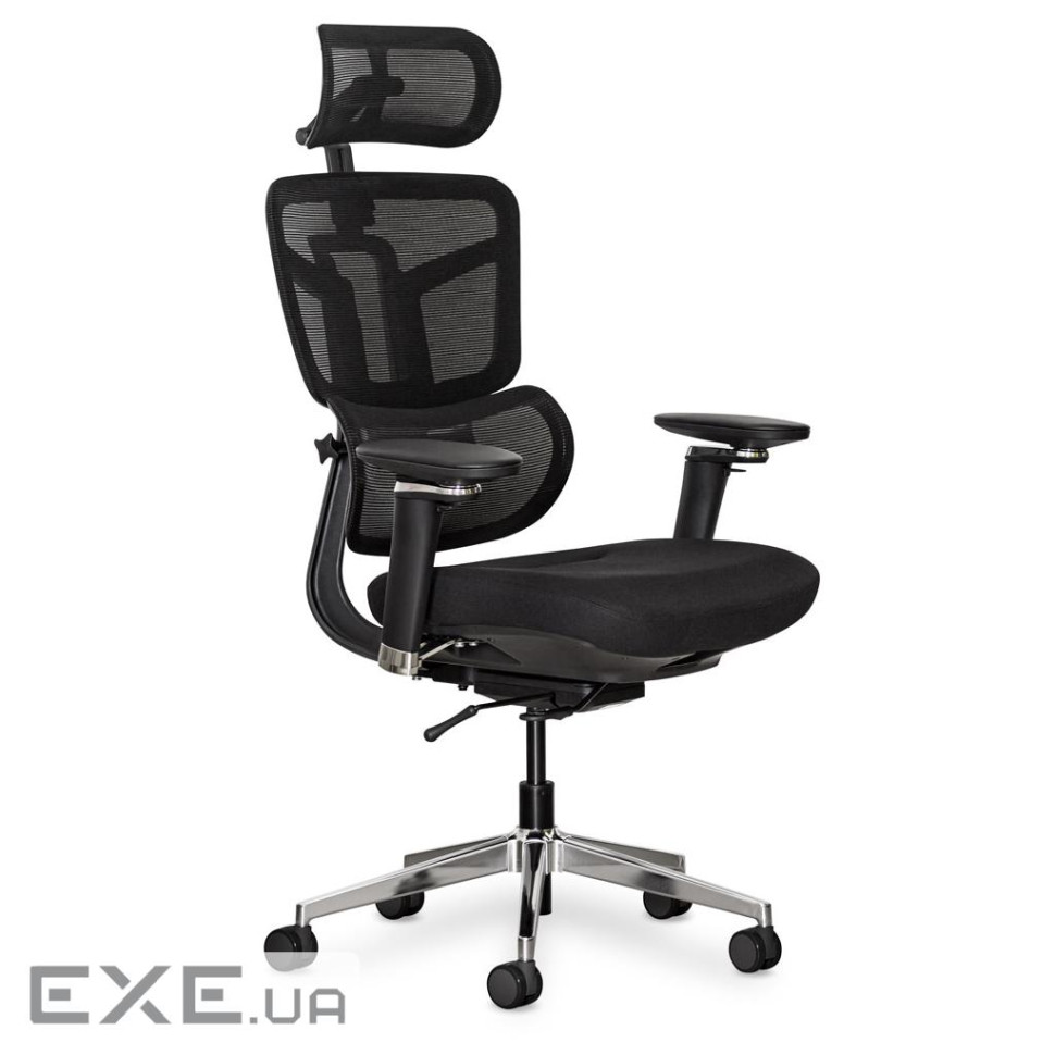 Офісне крісло Mealux S4 Air Fabric Black (HF-S4 F/B)