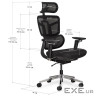 Офісне крісло Mealux S4 Air Fabric Black (HF-S4 F/B)