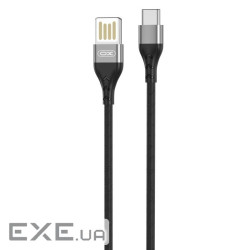 Кабель XO NB188 USB - USB Type-C, (M/M), 2.4A 1 м Gray (6920680879700)