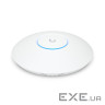Ubiquiti U7-Pro-Max Ceiling-mounted WiFi 7 AP with 8 spatial streams, 6 GHz support, and a dedicated