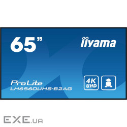 64.5" 16:9 VA РК дісплей, 3840х2160, 24/7, 500 кд/ м2, ОС Android 11, 3xHDMI 2.0/1x (LH6560UHS-B2AG)