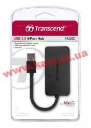 Концентратор  Transcend USB 3.0 HUB 4 ports (TS-HUB2K)