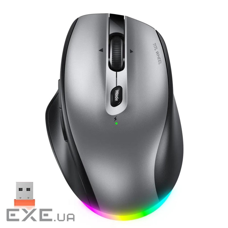Мишка Meetion BTM007 Wireless/Bluetooth Gray (MT-BTM007-W)