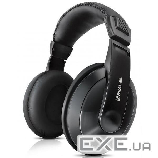 Навушники REAL-EL GD-750V Black (EL124200015)