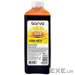 Чорнило Barva Epson 664 1 л, special yellow (E664-427e)