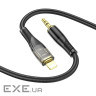 Аудіокабель HOCO UPA25 Transparent Discovery Edition Digital audio conversion cable (6931474791153)