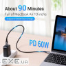 Кабель Vention USB Type-C - USB Type-C (M/M), 0.5 м , Black (TAAHD)