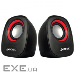Колонки 2.0 JEDEL JD-M600 (Q-106) USB+3.5mm, 2x3W, 90Hz-20KHz, з регулятором гучності Black/Orang